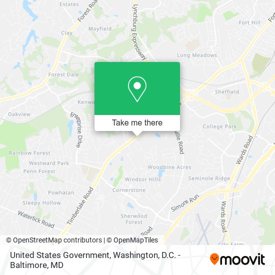 United States Government map