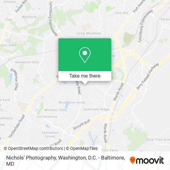 Nichols' Photography map