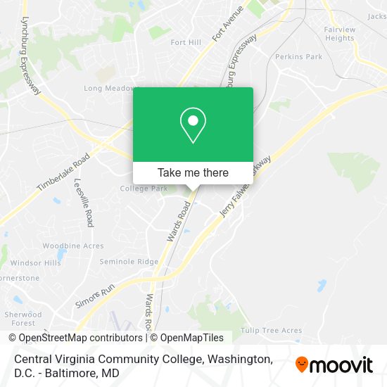 Central Virginia Community College map