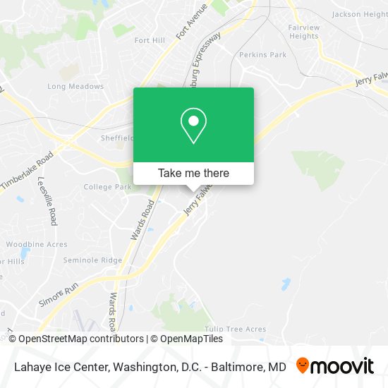 Lahaye Ice Center map