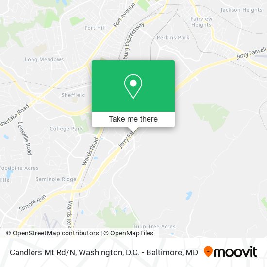 Mapa de Candlers Mt Rd/N