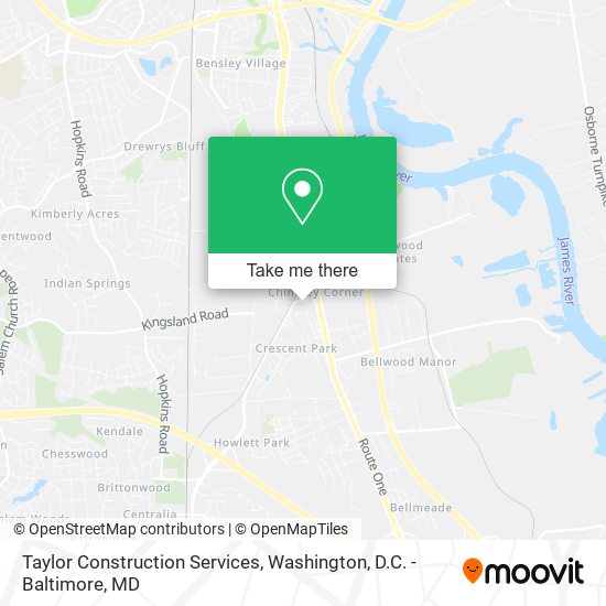 Mapa de Taylor Construction Services