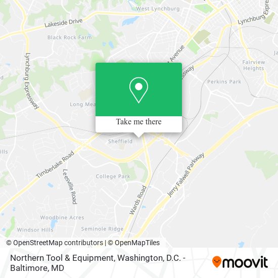 Northern Tool & Equipment map