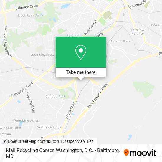Mall Recycling Center map