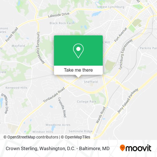 Crown Sterling map