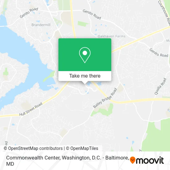 Commonwealth Center map