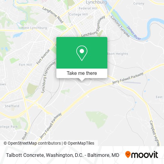 Talbott Concrete map