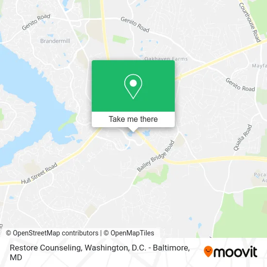 Restore Counseling map