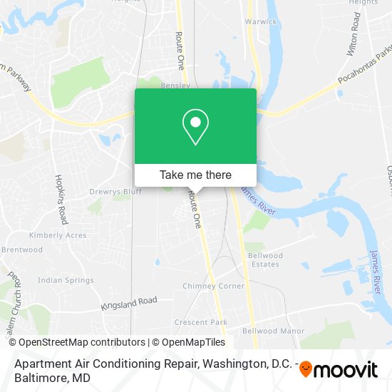 Apartment Air Conditioning Repair map