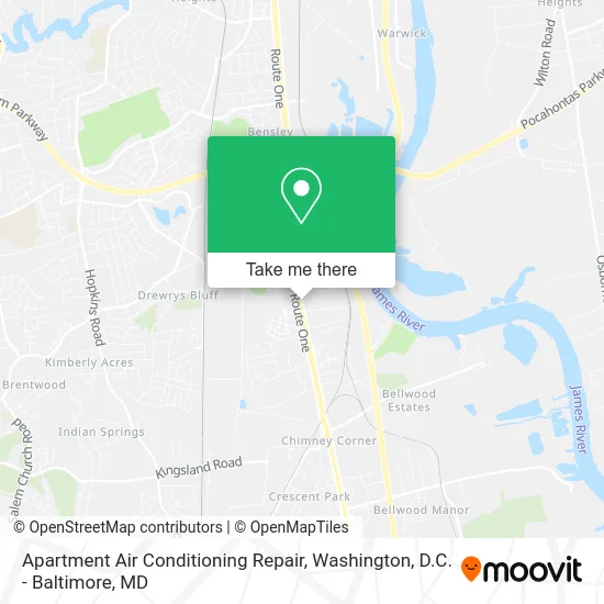 Apartment Air Conditioning Repair map