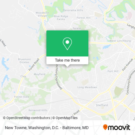 New Towne map