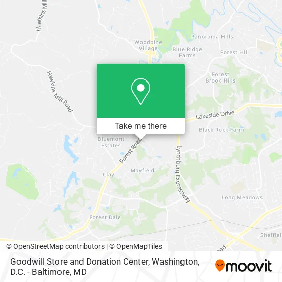Goodwill Store and Donation Center map