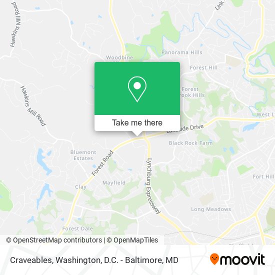 Craveables map