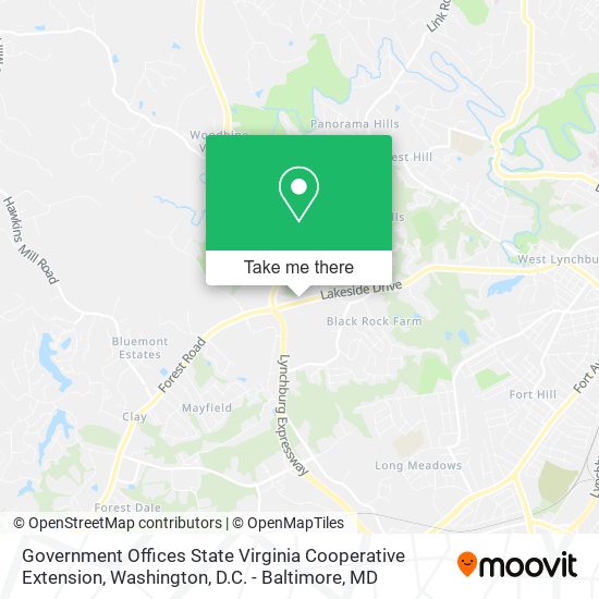 Government Offices State Virginia Cooperative Extension map