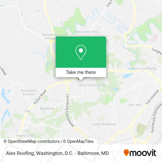 Alex Roofing map