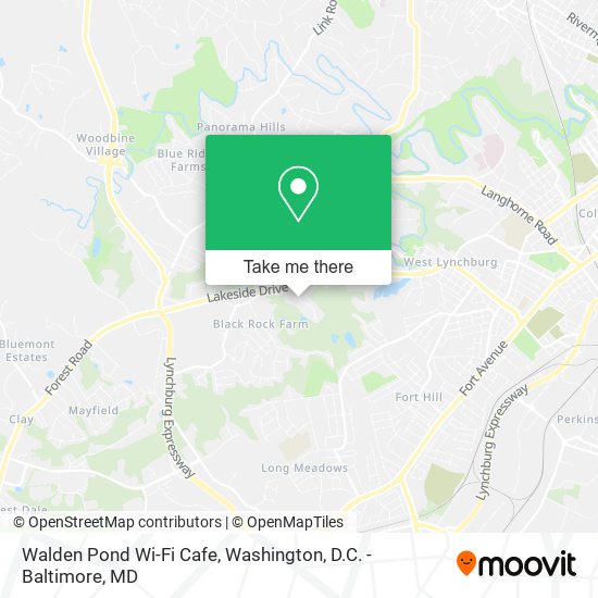 Walden Pond Wi-Fi Cafe map