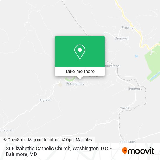St Elizabeth's Catholic Church map