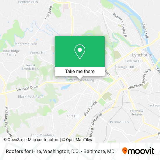 Mapa de Roofers for Hire