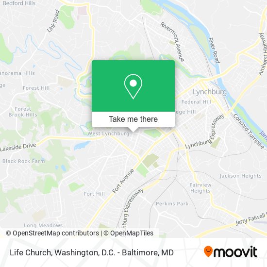 Life Church map
