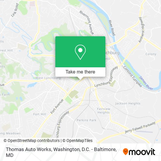 Thomas Auto Works map