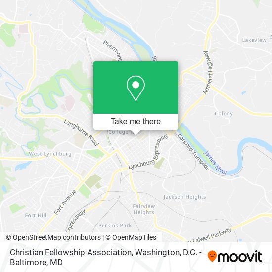 Christian Fellowship Association map