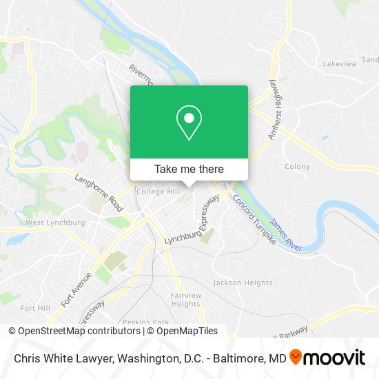 Mapa de Chris White Lawyer