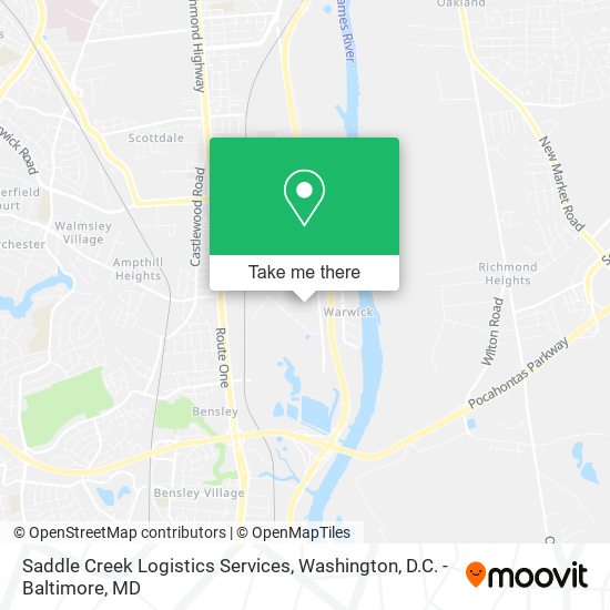Saddle Creek Logistics Services map
