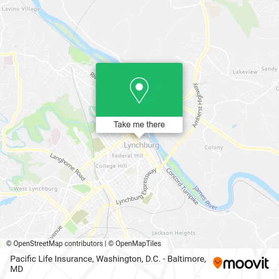 Pacific Life Insurance map