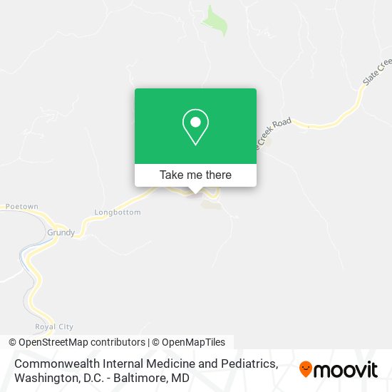 Mapa de Commonwealth Internal Medicine and Pediatrics