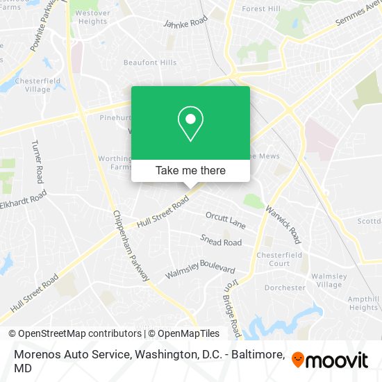 Mapa de Morenos Auto Service