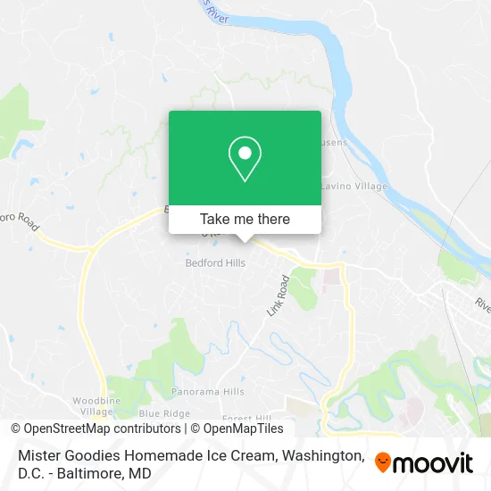 Mister Goodies Homemade Ice Cream map