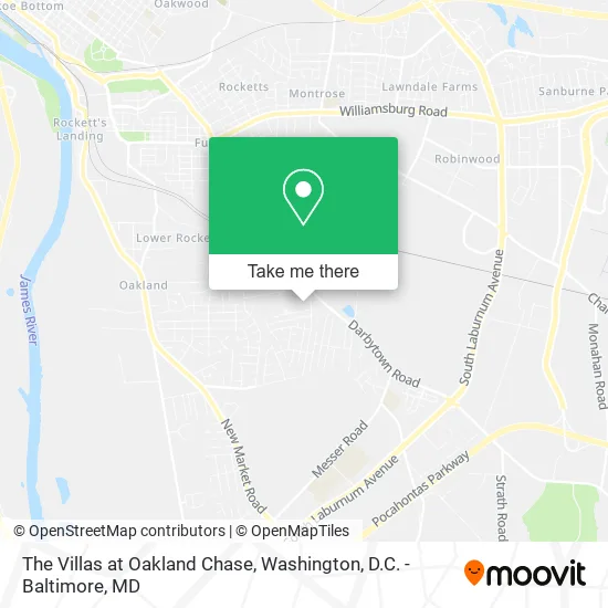 Mapa de The Villas at Oakland Chase