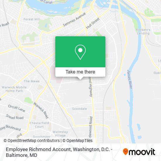 Employee Richmond Account map