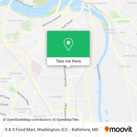 S & S Food Mart map