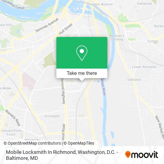 Mapa de Mobile Locksmith In Richmond