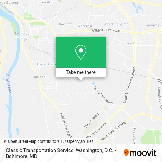 Classic Transportation Service map