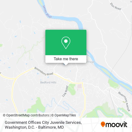 Government Offices City Juvenile Services map