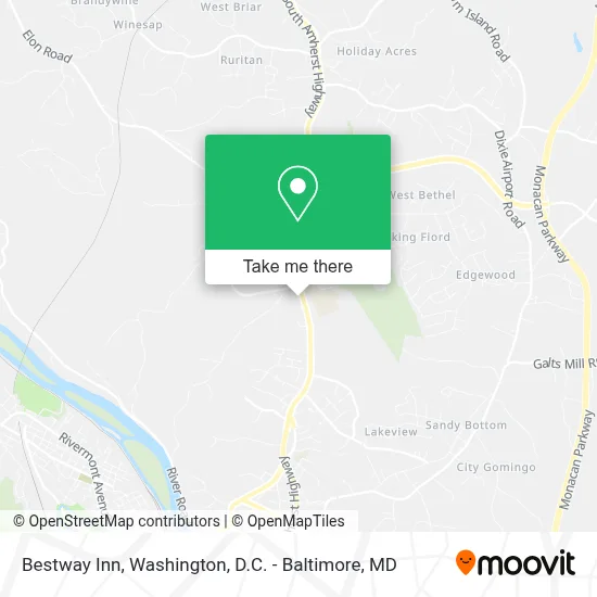 Bestway Inn map