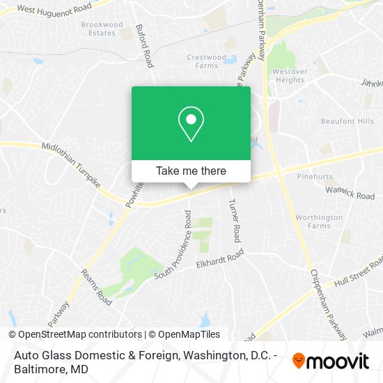 Auto Glass Domestic & Foreign map