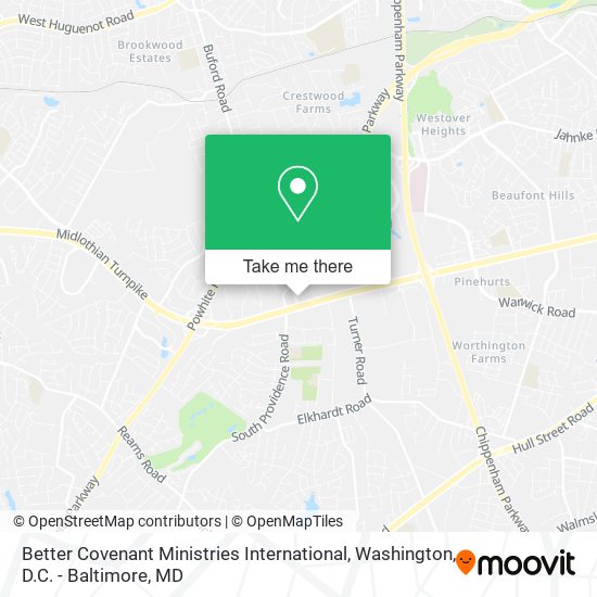 Mapa de Better Covenant Ministries International