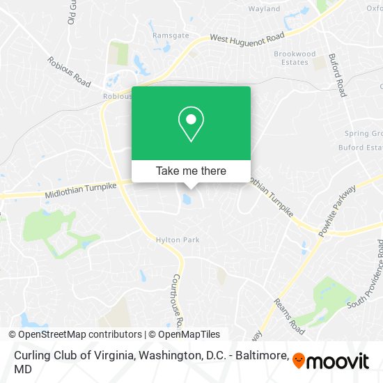 Curling Club of Virginia map
