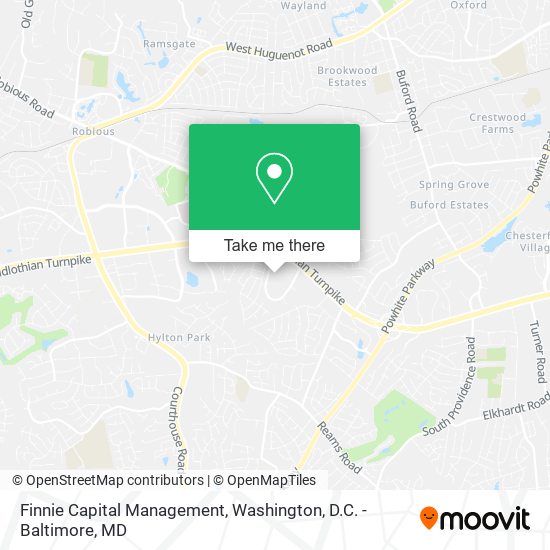 Finnie Capital Management map