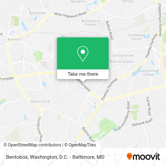 Bentobox map