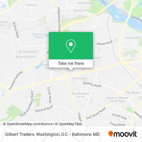 Gilbert Traders map