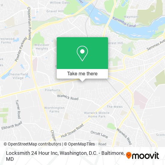Locksmith 24 Hour Inc map