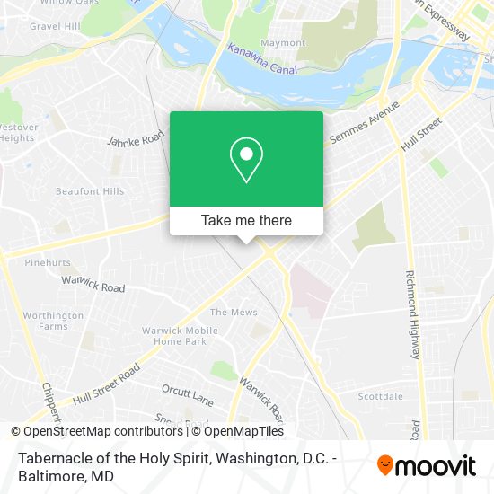 Tabernacle of the Holy Spirit map
