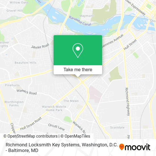 Richmond Locksmith Key Systems map