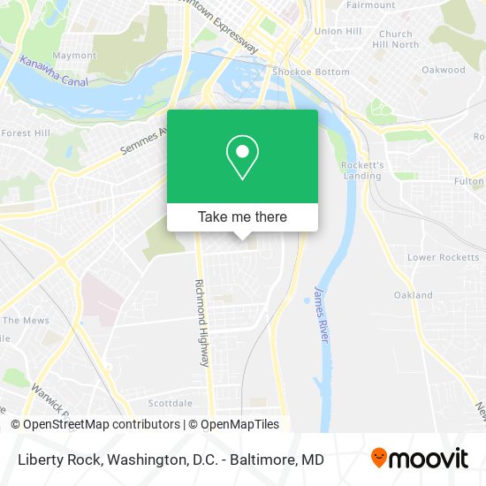 Liberty Rock map