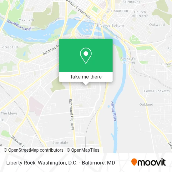 Liberty Rock map