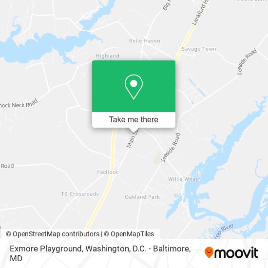 Exmore Playground map